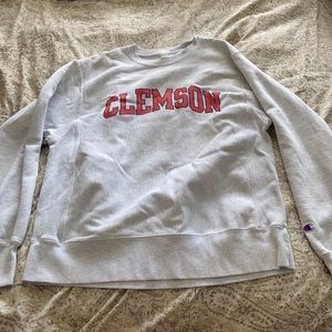 Champion Clemson crew neck sweatshirt